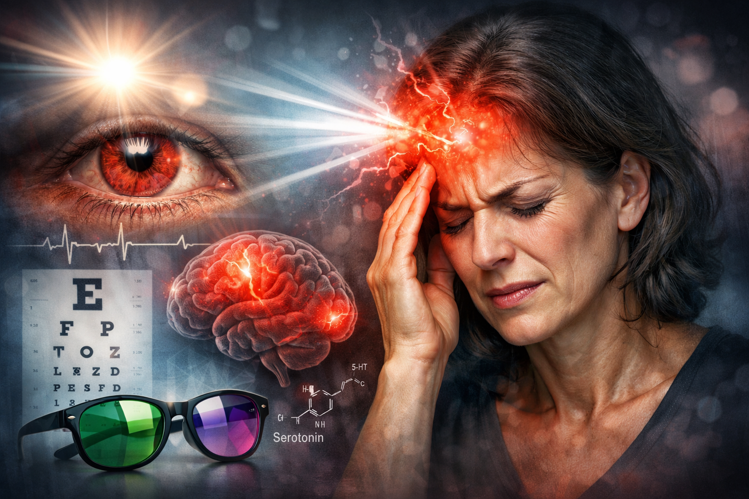 Augenbedingte Migräne – optometrische Darstellung